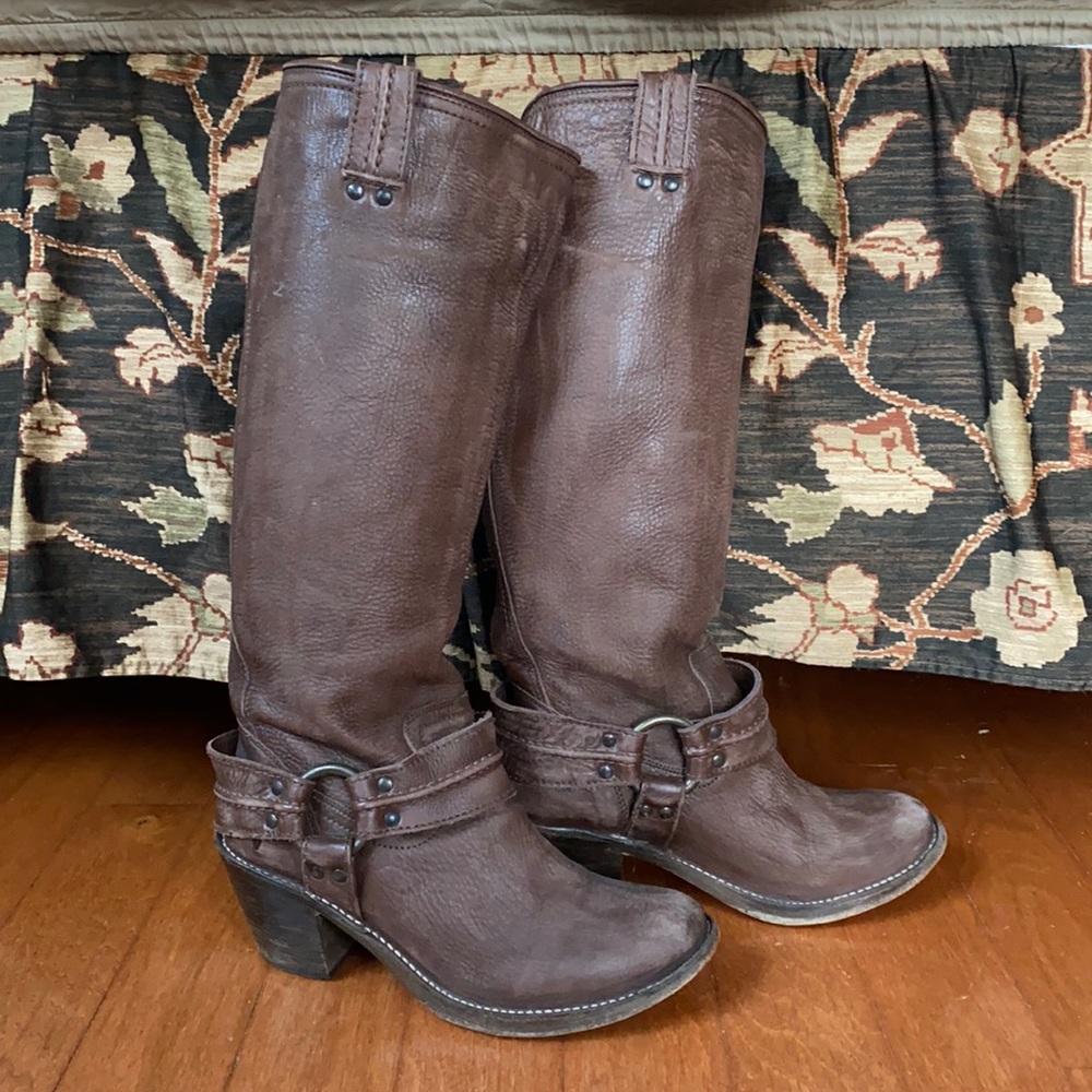 Leather Frye boots